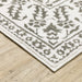 Oriental Weavers Montecito 2062H Grey/ White 6'7"" x 9'6"" Indoor Area Rug M2062H200296ST