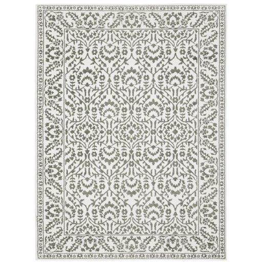 Oriental Weavers Montecito 2062H Grey/ White 7'10"" x 10'10"" Indoor Area Rug M2062H240340ST