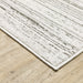 Oriental Weavers Montecito 4154W White/ Grey 9'10"" x 12'10"" Indoor Area Rug M4154W300394ST