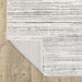Oriental Weavers Montecito 4154W White/ Grey 6'7"" x 9'6"" Indoor Area Rug M4154W200296ST