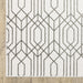 Oriental Weavers Montecito 4158W White/ Grey 9'10"" x 12'10"" Indoor Area Rug M4158W300394ST