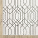 Oriental Weavers Montecito 4158W White/ Grey 7'10"" x 10'10"" Indoor Area Rug M4158W240340ST