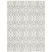 Oriental Weavers Montecito 4158W White/ Grey 7'10"" x 10'10"" Indoor Area Rug M4158W240340ST