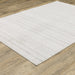 Oriental Weavers Montecito 4929E White/ Grey 7'10"" x 10'10"" Indoor Area Rug M4929E240340ST