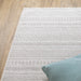 Oriental Weavers Montecito 4929E White/ Grey 6'7"" x 9'6"" Indoor Area Rug M4929E200296ST