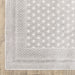 Oriental Weavers Montecito 094W8 White/ Grey 6'7"" x 9'6"" Indoor Area Rug M094W8200296ST