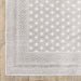 Oriental Weavers Montecito 094W8 White/ Grey 7'10"" x 10'10"" Indoor Area Rug M094W8240340ST