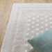 Oriental Weavers Montecito 094W8 White/ Grey 6'7"" x 9'6"" Indoor Area Rug M094W8200296ST