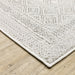 Oriental Weavers Montecito 094W8 White/ Grey 7'10"" x 10'10"" Indoor Area Rug M094W8240340ST