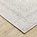 Oriental Weavers Montecito 094W8 White/ Grey 6'7"" x 9'6"" Indoor Area Rug M094W8200296ST