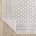 Oriental Weavers Montecito 094W8 White/ Grey 6'7"" x 9'6"" Indoor Area Rug M094W8200296ST