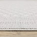 Oriental Weavers Montecito 094W8 White/ Grey 6'7"" x 9'6"" Indoor Area Rug M094W8200296ST