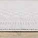 Oriental Weavers Montecito 094W8 White/ Grey 7'10"" x 10'10"" Indoor Area Rug M094W8240340ST