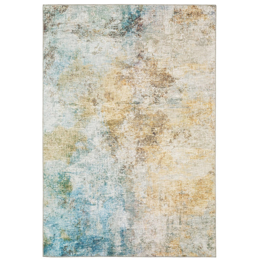 Oriental Weavers Myers Park MYP09 Yellow/ Blue 8'9"" x 12' Indoor Area Rug MMYP09266366ST