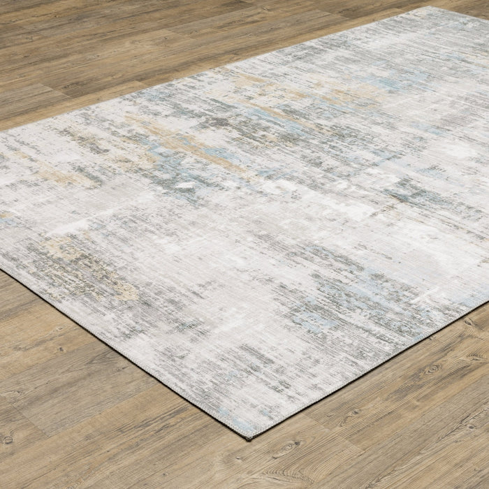 Oriental Weavers Myers Park MYP11 Grey/ Gold 8'9"" x 12' Indoor Area Rug MMYP11266366ST