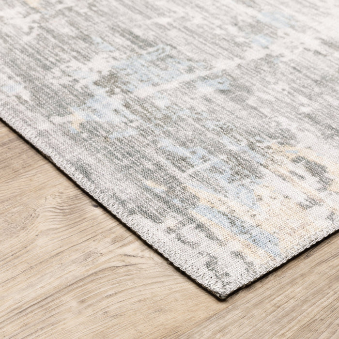 Oriental Weavers Myers Park MYP11 Grey/ Gold 8'9"" x 12' Indoor Area Rug MMYP11266366ST