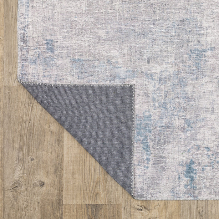 Oriental Weavers Myers Park MYP12 Grey/ Blue 8'9"" x 12' Indoor Area Rug MMYP12266366ST