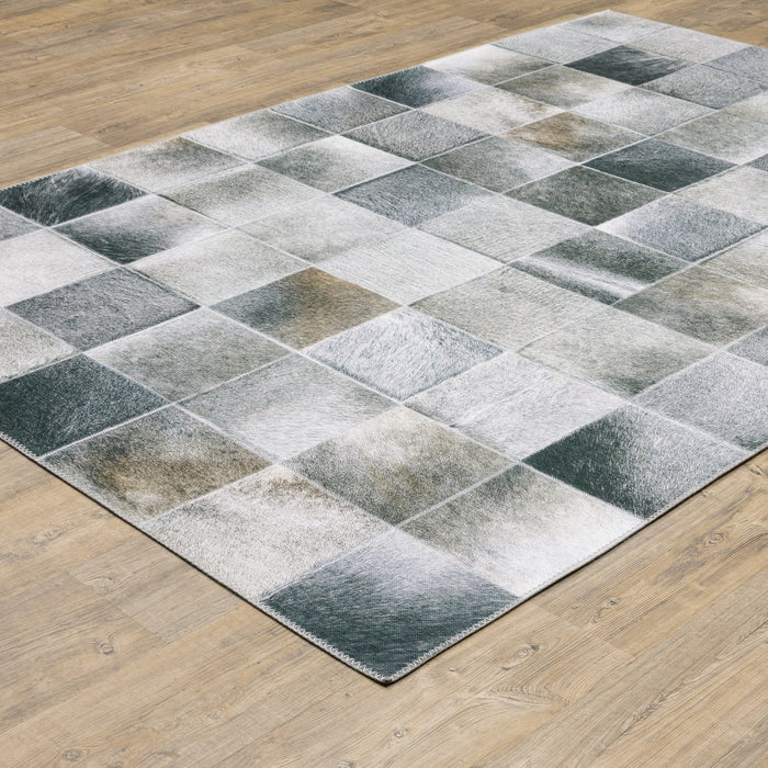 Oriental Weavers Myers Park MYP16 Grey/ Charcoal 8'9"" x 12' Indoor Area Rug MMYP16266366ST
