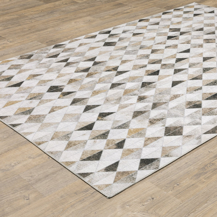 Oriental Weavers Myers Park MYP18 Beige/ Brown 8'9"" x 12' Indoor Area Rug MMYP18266366ST