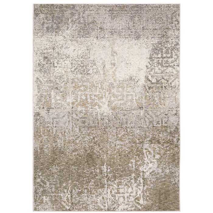 Oriental Weavers Nebulous 1330E Ivory/ Grey 7'10"" x 10'10"" Indoor Area Rug N1330E240340ST