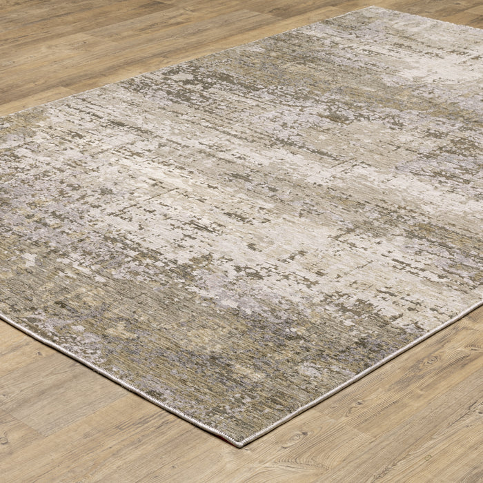 Oriental Weavers Nebulous 001H9 Beige/ Grey 6'7"" x 9'6"" Indoor Area Rug N001H9200296ST