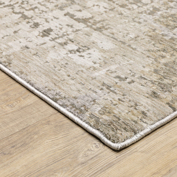 Oriental Weavers Nebulous 001H9 Beige/ Grey 6'7"" x 9'6"" Indoor Area Rug N001H9200296ST
