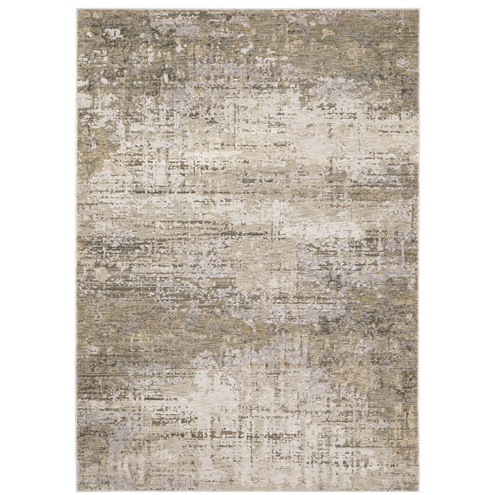 Oriental Weavers Nebulous 001H9 Beige/ Grey 6'7"" x 9'6"" Indoor Area Rug N001H9200296ST