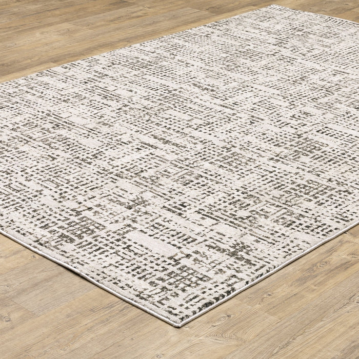 Oriental Weavers Nebulous 2060W Ivory/ Grey 6'7"" x 9'6"" Indoor Area Rug N2060W200296ST