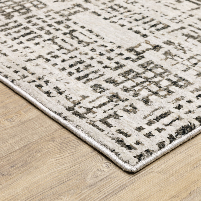 Oriental Weavers Nebulous 2060W Ivory/ Grey 9'10"" x 12'10"" Indoor Area Rug N2060W300394ST