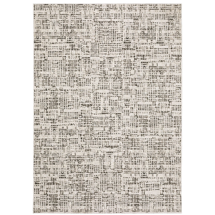 Oriental Weavers Nebulous 2060W Ivory/ Grey 6'7"" x 9'6"" Indoor Area Rug N2060W200296ST