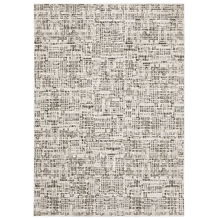 Oriental Weavers Nebulous 2060W Ivory/ Grey 9'10"" x 12'10"" Indoor Area Rug N2060W300394ST