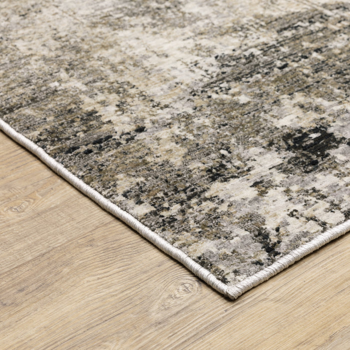 Oriental Weavers Nebulous 002X9 Beige/ Grey 9'10"" x 12'10"" Indoor Area Rug N002X9300394ST