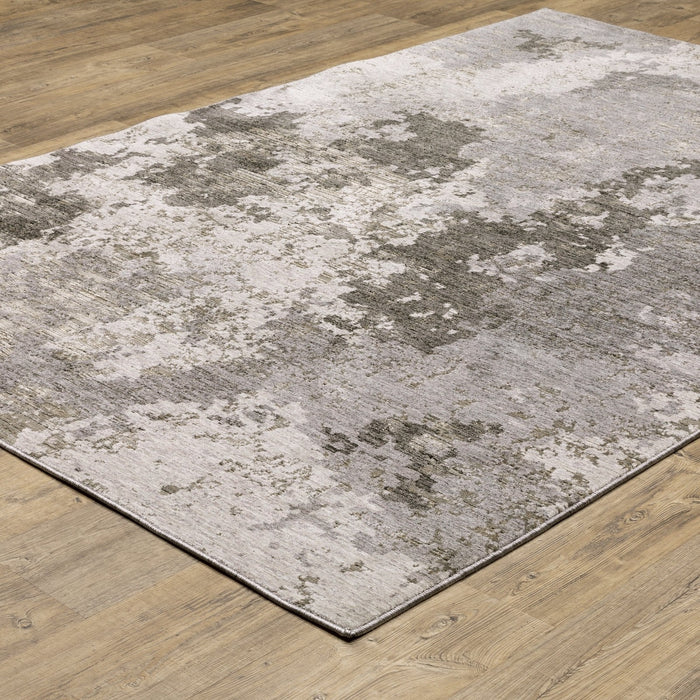 Oriental Weavers Nebulous 5091E Grey/ Ivory 6'7"" x 9'6"" Indoor Area Rug N5091E200296ST