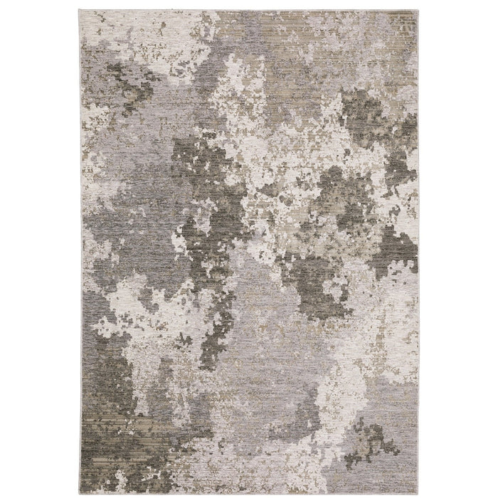 Oriental Weavers Nebulous 5091E Grey/ Ivory 7'10"" x 10'10"" Indoor Area Rug N5091E240340ST