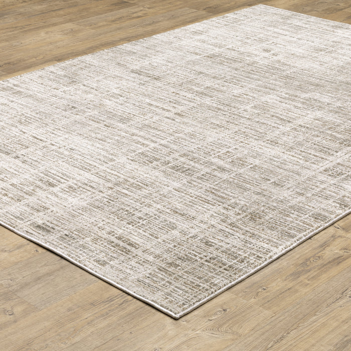 Oriental Weavers Nebulous 071E9 Beige/ Ivory 9'10"" x 12'10"" Indoor Area Rug N071E9300394ST