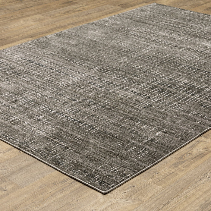 Oriental Weavers Nebulous 751D9 Charcoal/ Grey 7'10"" x 10'10"" Indoor Area Rug N751D9240340ST