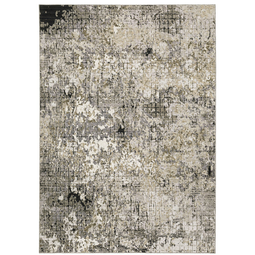 Oriental Weavers Nebulous 091D9 Grey/ Ivory 6'7"" x 9'6"" Indoor Area Rug N091D9200296ST