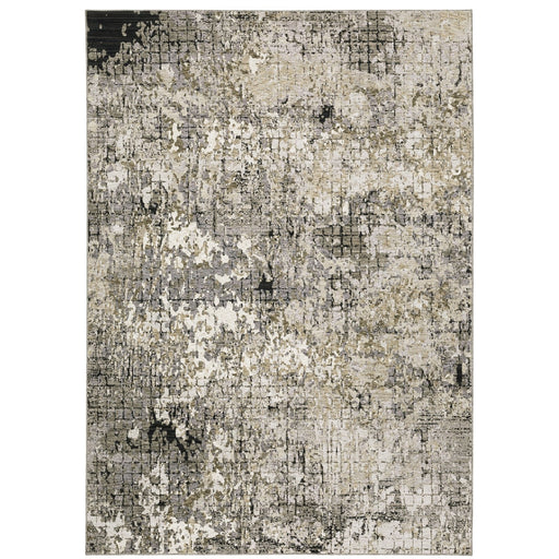 Oriental Weavers Nebulous 091D9 Grey/ Ivory 7'10"" x 10'10"" Indoor Area Rug N091D9240340ST