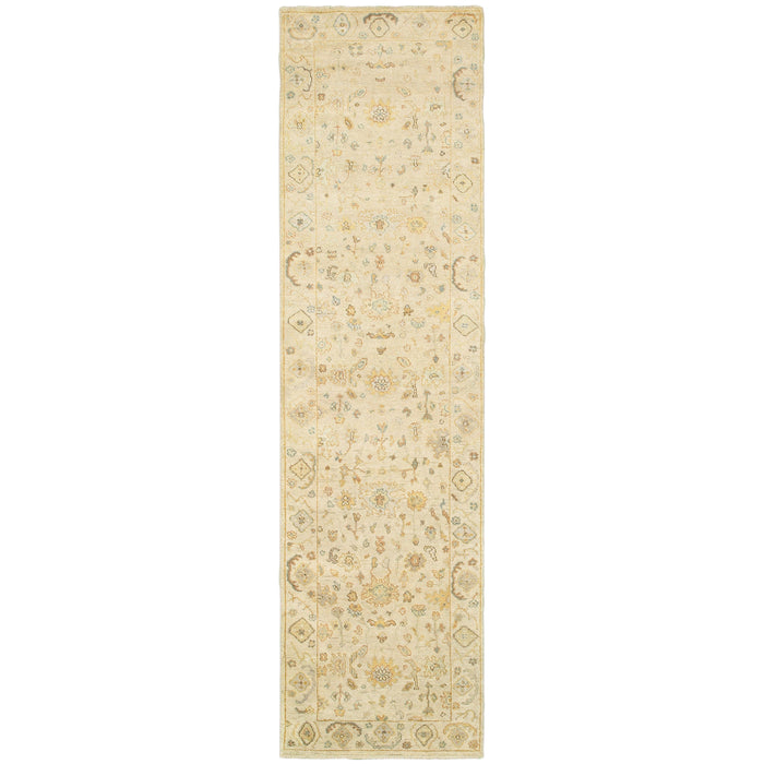 Oriental Weavers Palace 10301 Beige/ Grey 2'6"" x 10' Indoor Area Rug P10301076305ST