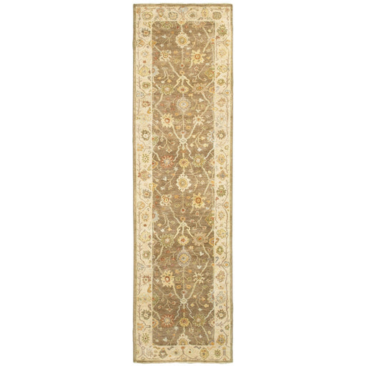 Oriental Weavers Palace 10302 Brown/ Beige 2'6"" x 10' Indoor Area Rug P10302076305ST