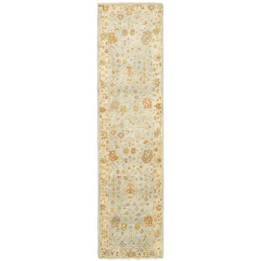 Oriental Weavers Palace 10304 Blue/ Sand 2'6"" x 10' Indoor Area Rug P10304076305ST