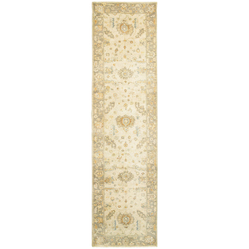 Oriental Weavers Palace 10307 Beige/ Grey 2'6"" x 10' Indoor Area Rug P10307076305ST