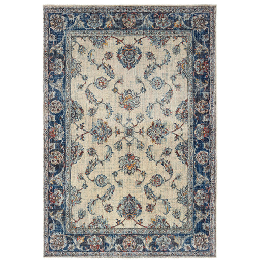 Oriental Weavers Pandora 1802E Ivory/ Blue 7'10"" x 10'10"" Indoor Area Rug P1802E240330ST