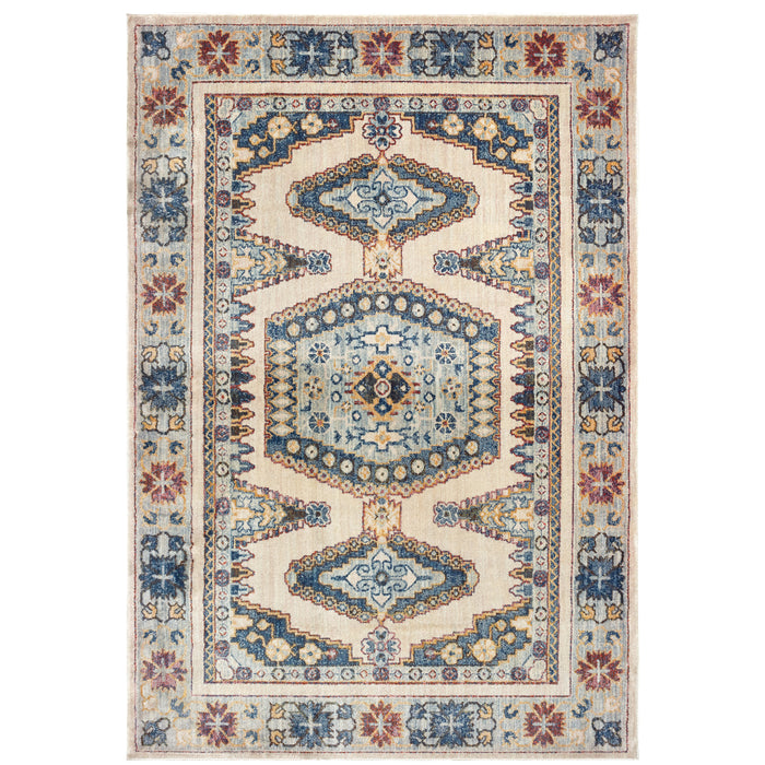 Oriental Weavers Pandora 5991I Ivory/ Blue 7'10"" x 10'10"" Indoor Area Rug P5991I240330ST