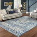 Oriental Weavers Pandora 070E7 Ivory/ Blue 7'10"" x 10'10"" Indoor Area Rug P070E7240330ST