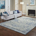 Oriental Weavers Pandora 070E7 Ivory/ Blue 7'10"" x 10'10"" Indoor Area Rug P070E7240330ST