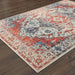 Oriental Weavers Pandora 070W7 Blue/ Orange 7'10"" x 10'10"" Indoor Area Rug P070W7240330ST