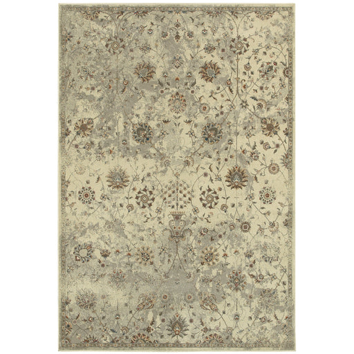 Oriental Weavers Pasha 112W6 Beige/ Grey 9'10"" x 12'10"" Indoor Area Rug P112W6300390ST