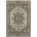 Oriental Weavers Pasha 5991D Ivory/ Grey 7'10"" x 10'10"" Indoor Area Rug P5991D240330ST
