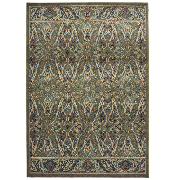 Oriental Weavers Raleigh 655Q5 Brown/ Ivory 6'7"" x 9'6"" Indoor Area Rug R655Q5200290ST